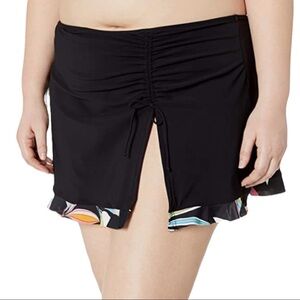 New! Profile by Gottex Classic Side Tie Skirted Swimsuit Bottom